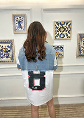 Denim Tunic Hybrid 8 (White)