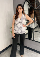 The MONACO Geometric top (White)