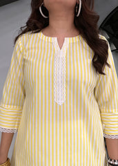 Sunshine Strip Kurta Set