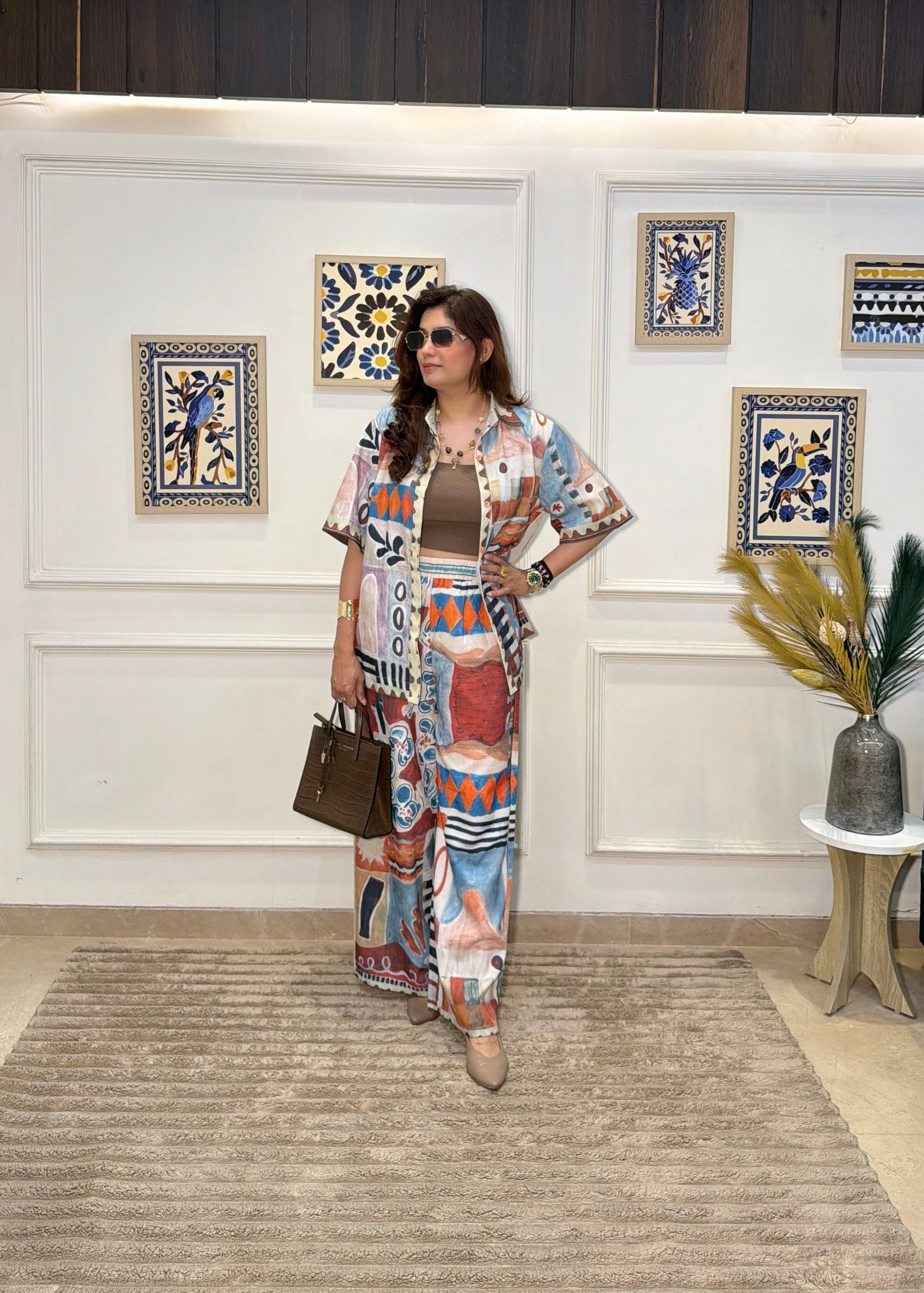 BOHO Linen Co-ord Set