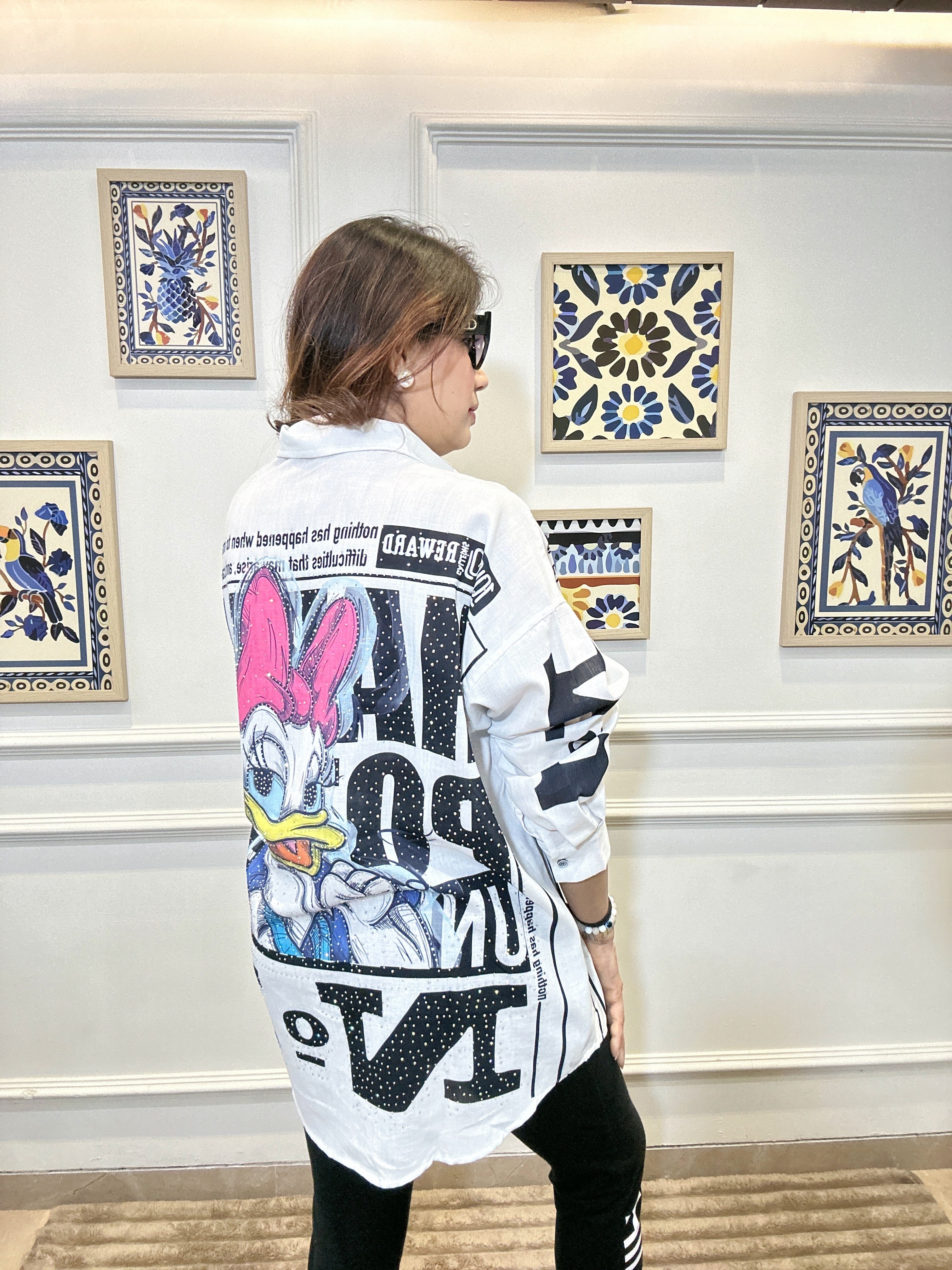 Harry Potter Oversized Shirt (White)