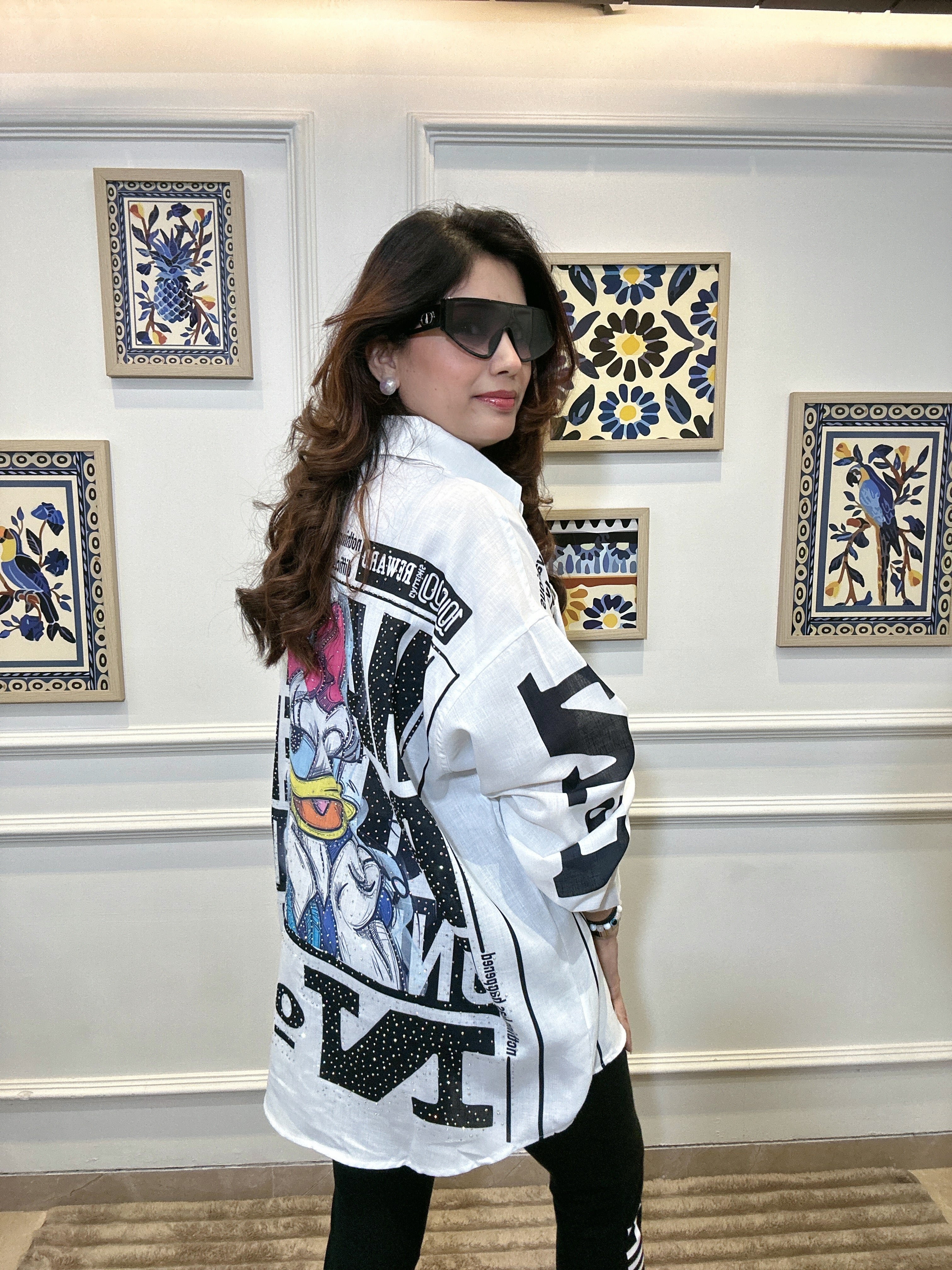 Harry Potter Oversized Shirt (White)