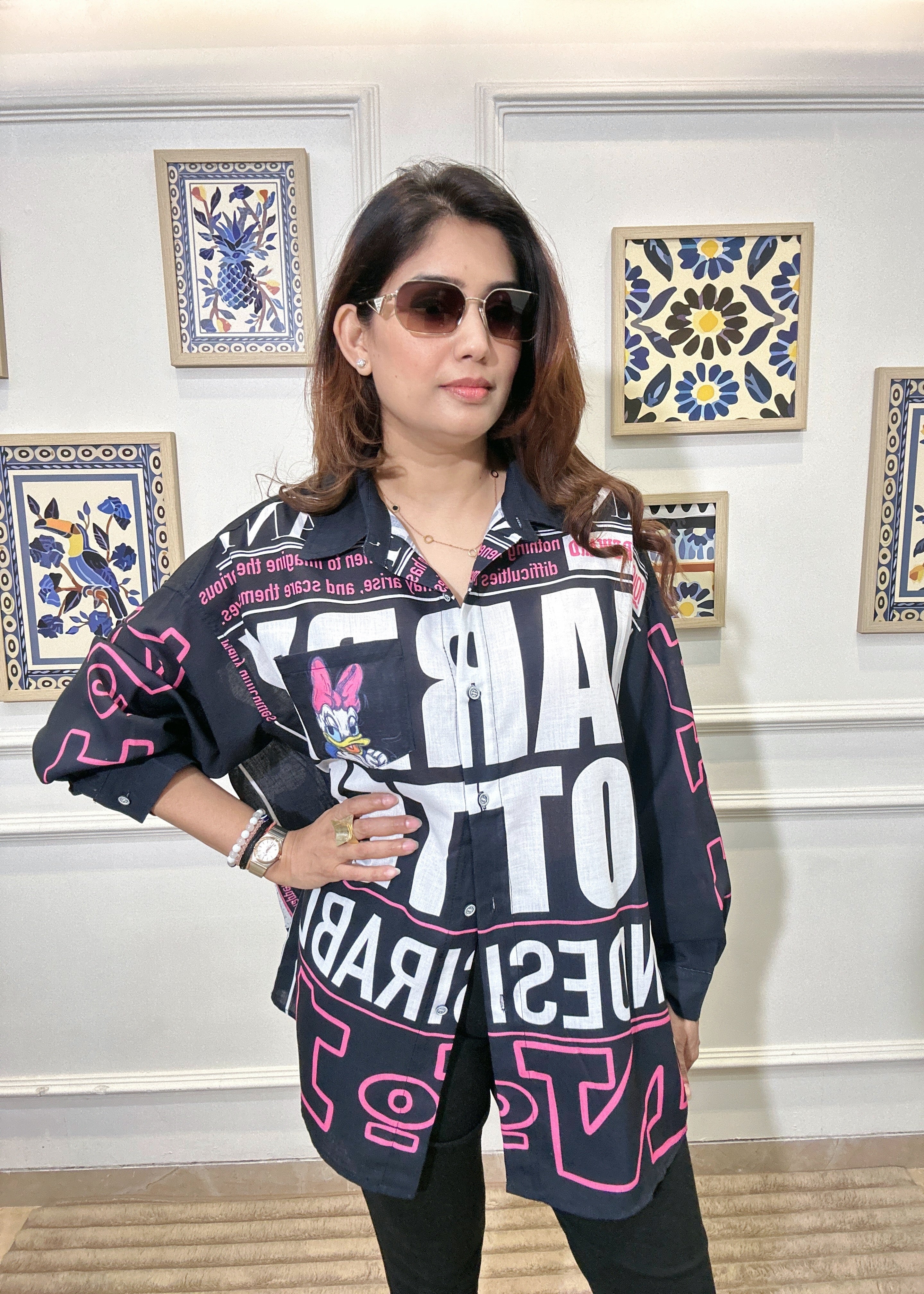 Harry Potter Oversized Shirt (Black)