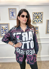 Harry Potter Oversized Shirt (Black)