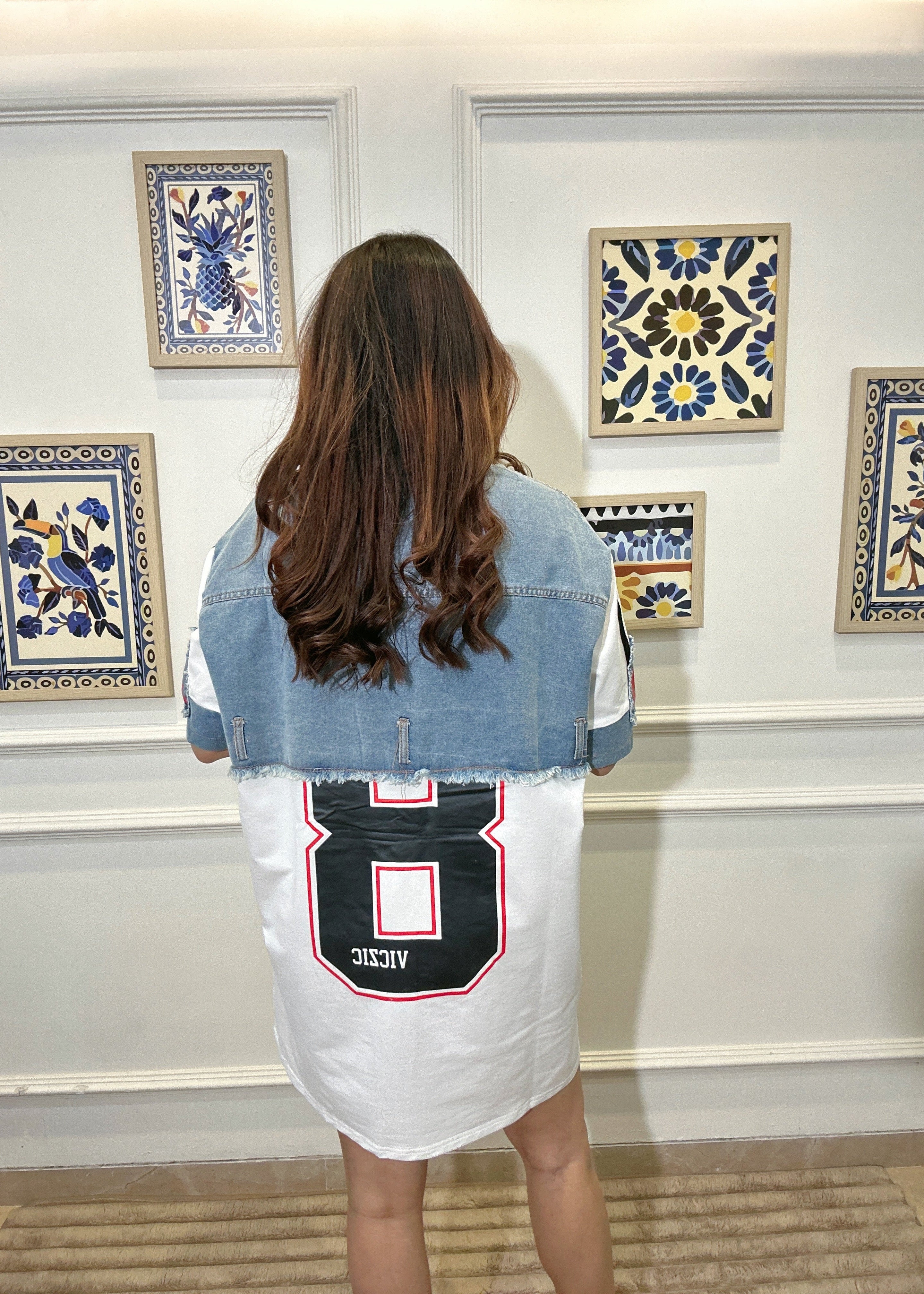 Denim Tunic Hybrid 8 (White)