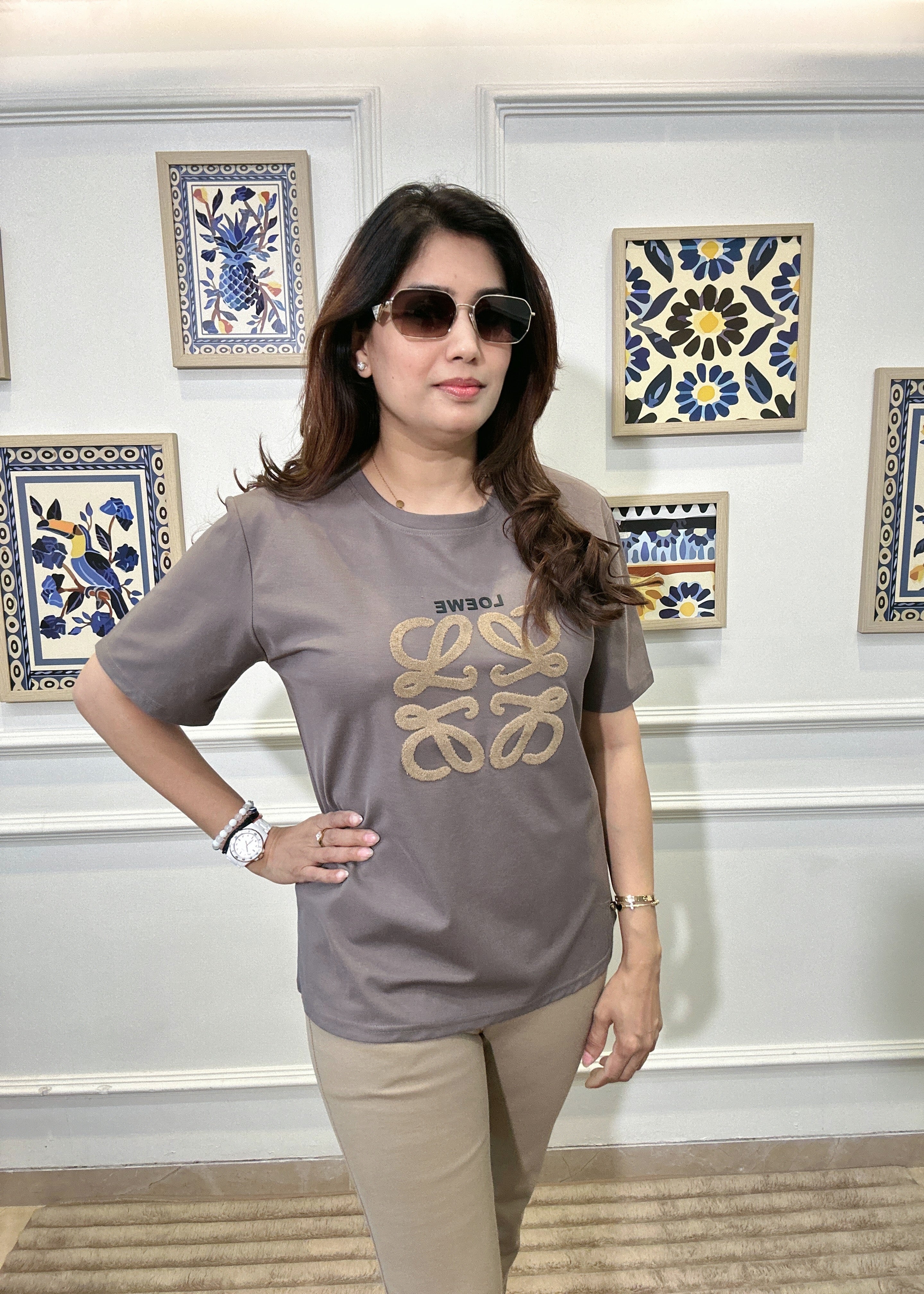 Loewe Trendy T-Shirt (Taupe)