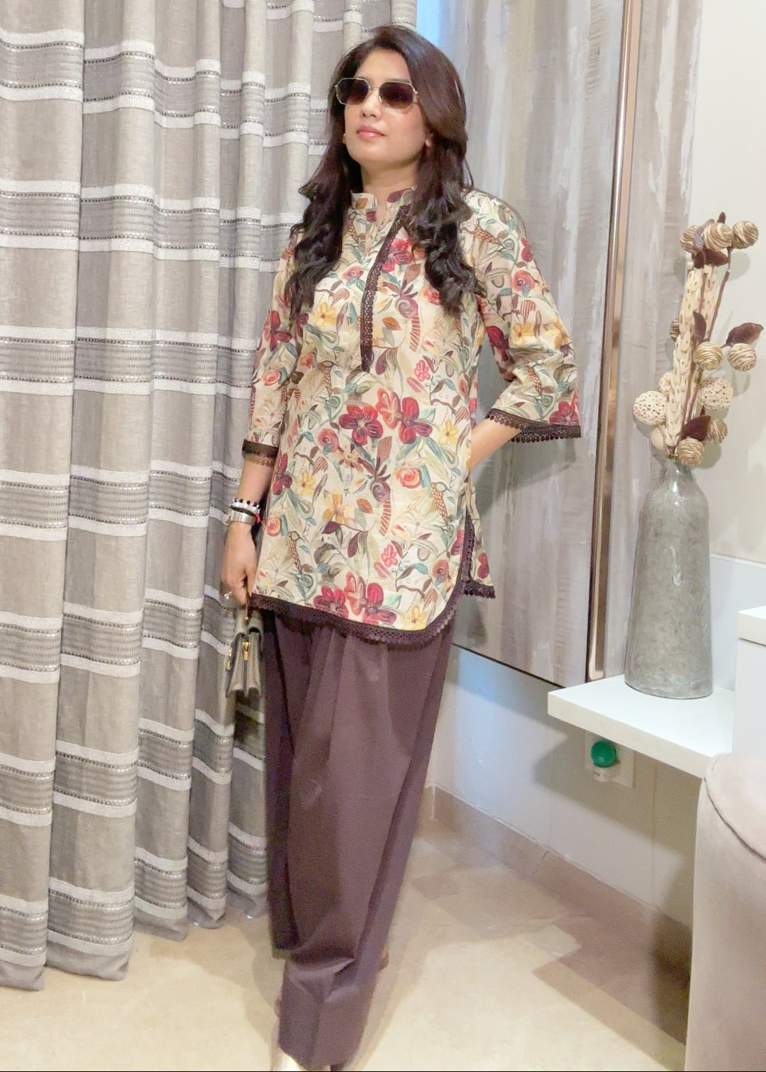 Farshi Set Digital Beige & Mocha