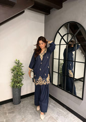 Navy Noor Kurta Set