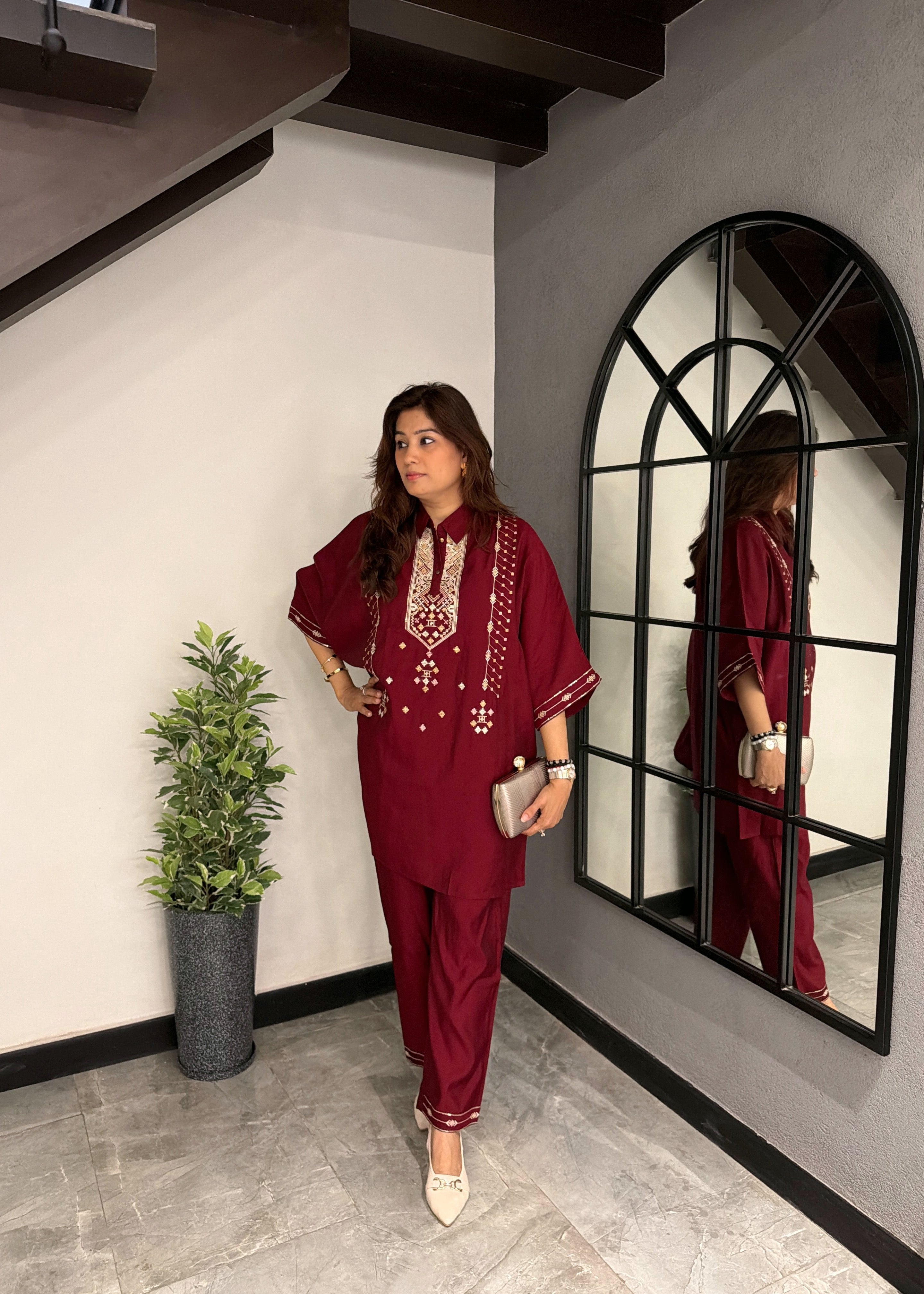 Crimson Grace Co-ord Set