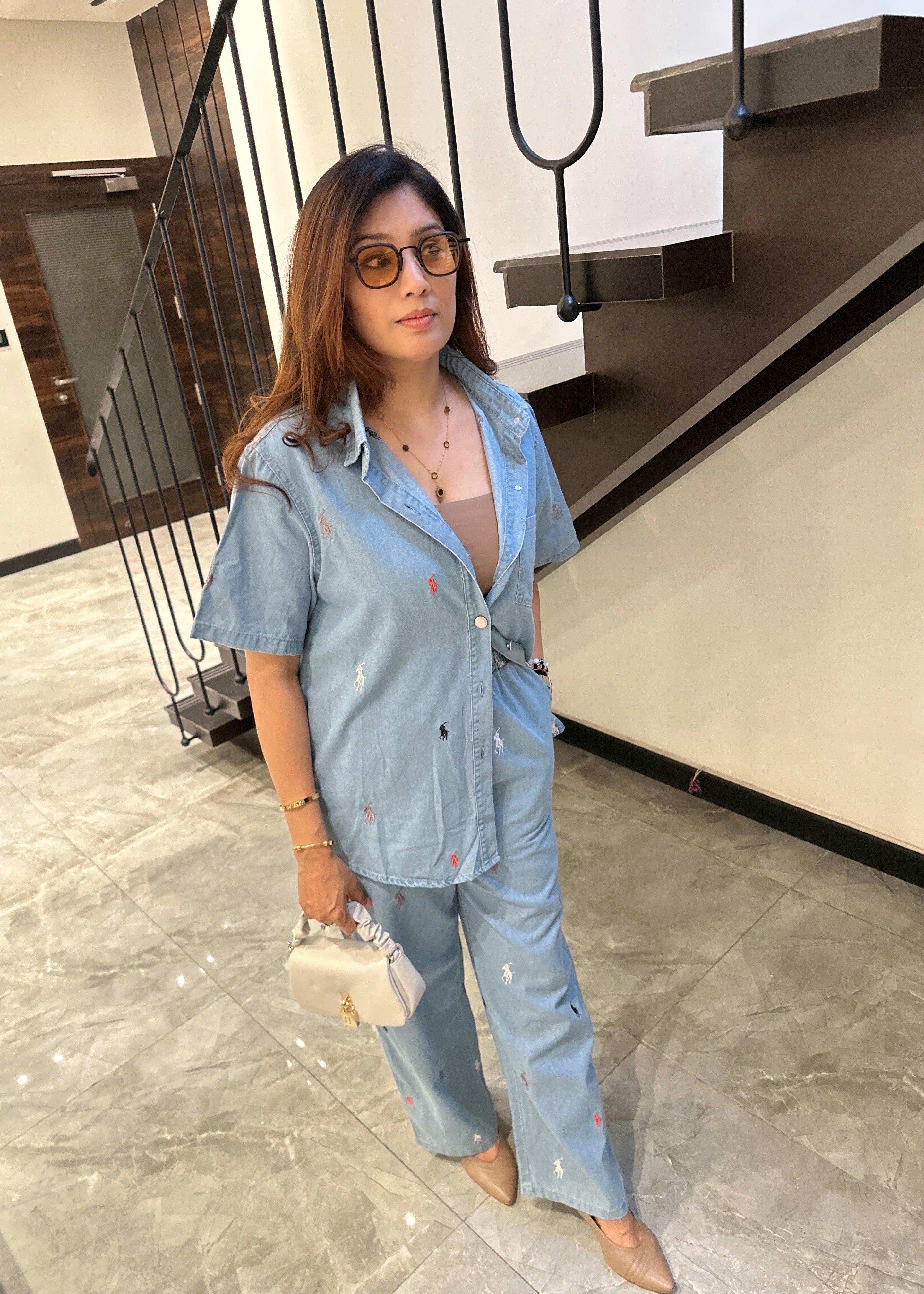 The Polo Icon Chambray Co-ord